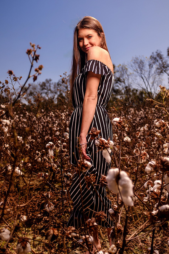 Cotton Field Portrait Baldwin County