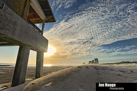 Sunset at the Gulf State Park