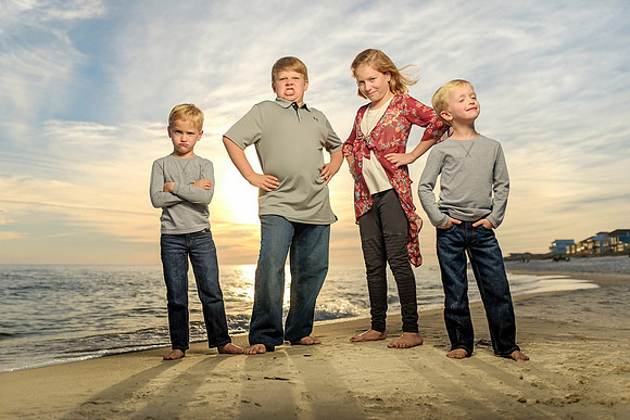 Gulf Shores Family Beach Portrait
