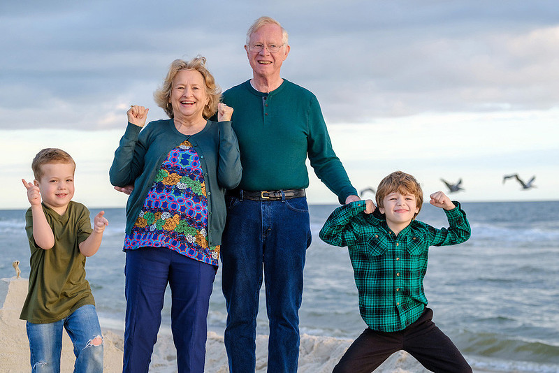 Goofing off with the Grandchildren
