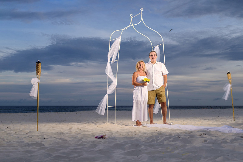 Vow Renewal in Orange Beach, Alabama