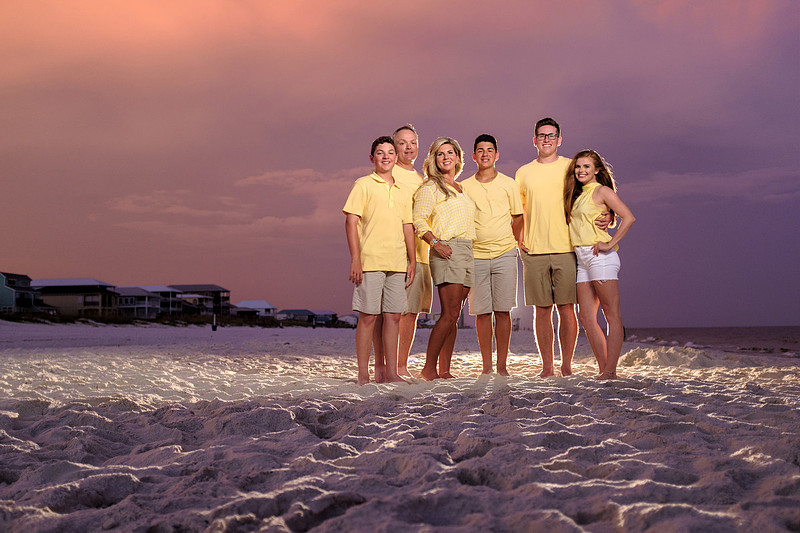 Family Beach Portrait in Gulf Shores Alabama