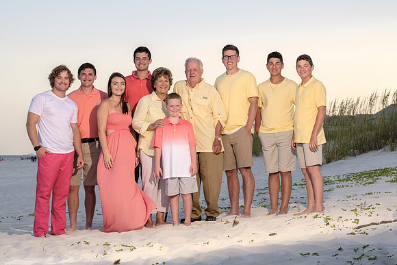 Family Beach Portrait in Gulf Shores Alabama