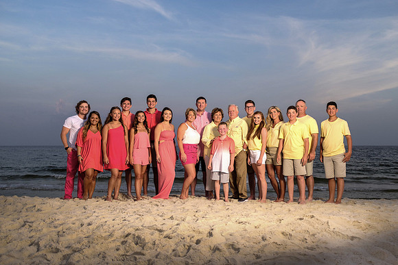 Family Beach Portrait in Gulf Shores Alabama