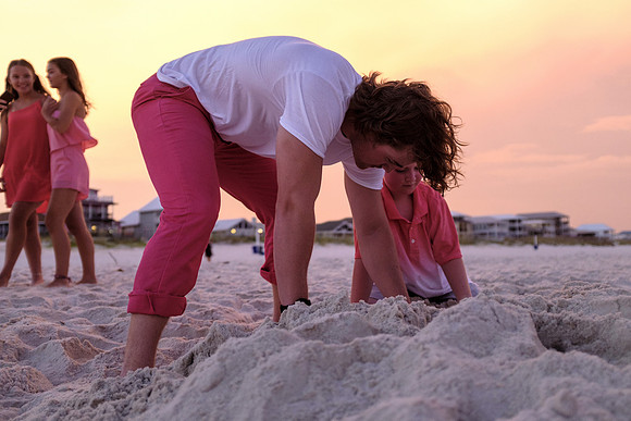 Family Beach Portrait in Gulf Shores Alabama