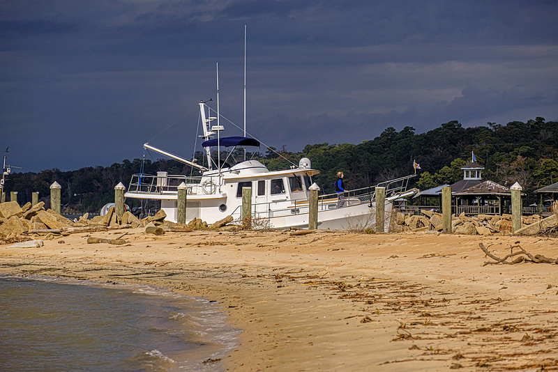Boat in Fly Creek