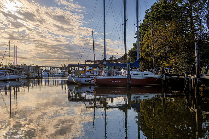 Boats in Fly Creek