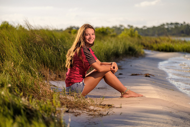 Senior Beach Portrait Photography