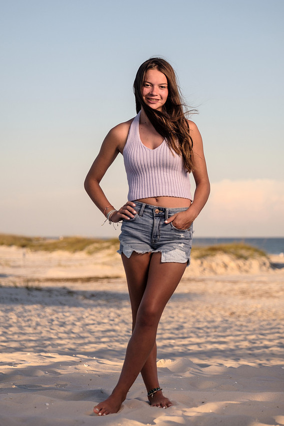 Senior Beach Portrait Photography