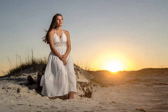 Senior Beach Portrait Photography