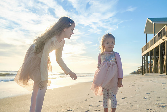 Family Beach Portraits in Dauphin Island