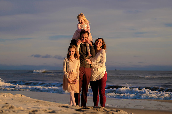 Family Beach Portraits in Dauphin Island