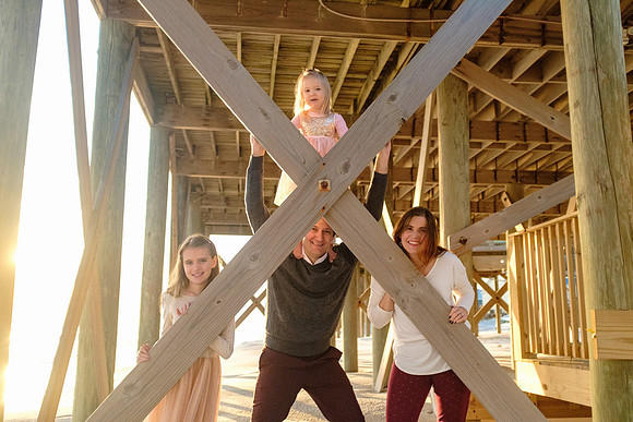 Family Beach Portraits in Dauphin Island