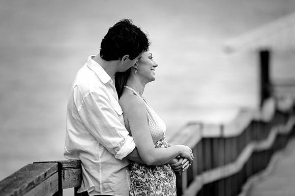 Couple Portrait at Pier