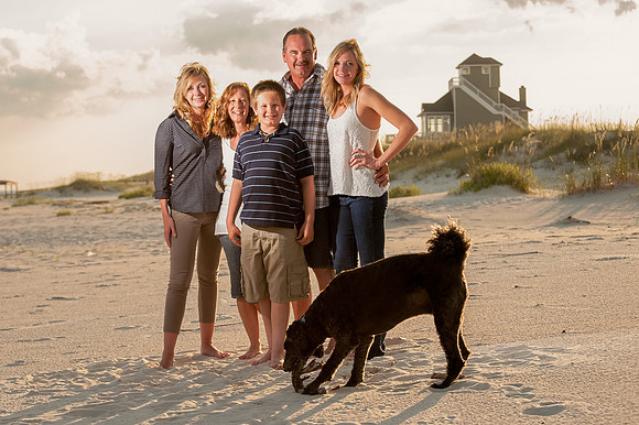Family Portrait at the Beach