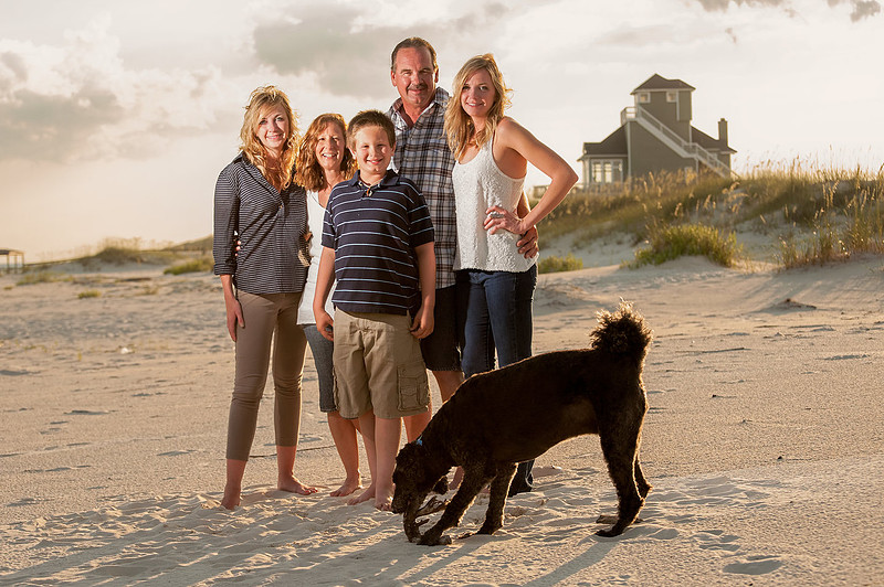 Family Portrait at the Beach