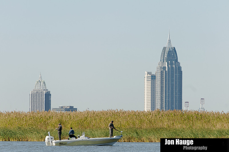 Fishing in Mobile Delta