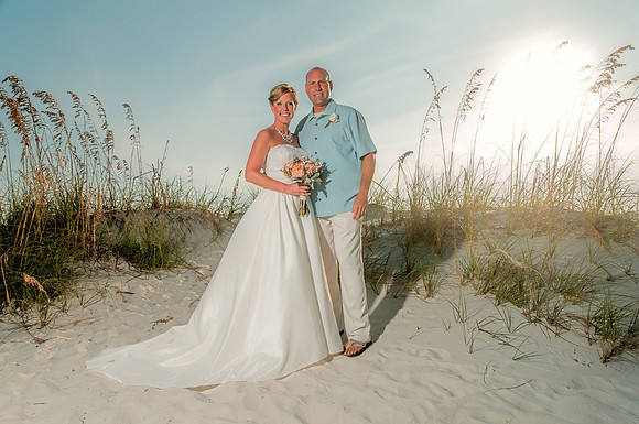 Beach Wedding Portrait