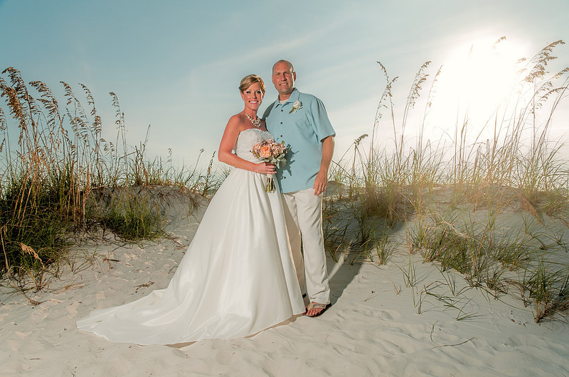 Beach Wedding Portrait