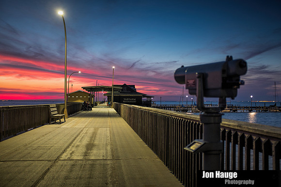 Fairhope Pier at Dusk