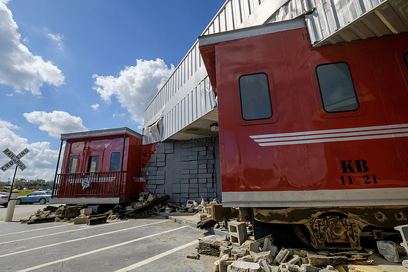 Train Wreck Decoration