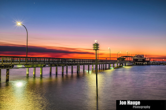 Dusk at Fairhope Pier