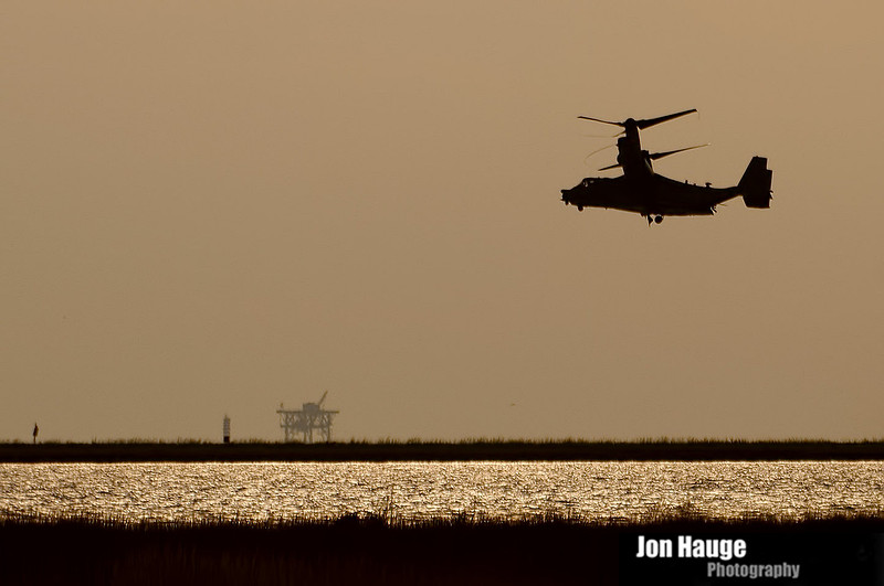 Boeing V-22 Osprey at Dauphin Island