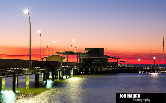 Dusk at Fairhope Pier