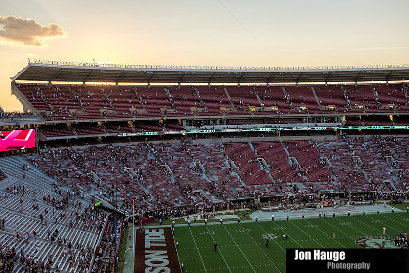 Bryant Denny Stadium Sunset