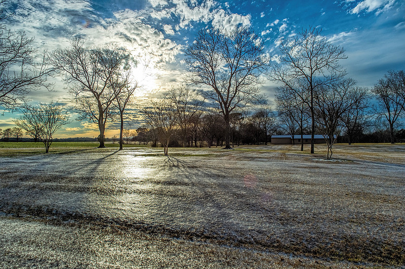Robertsdale Sunset After Winter Storm