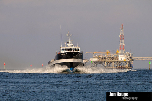 Ship in Mobile Bay