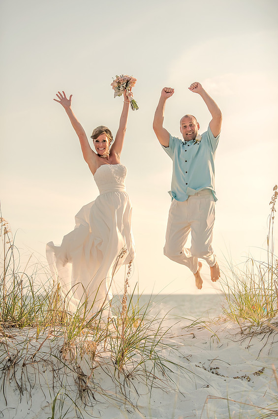 Wedding Portrait at the Beach